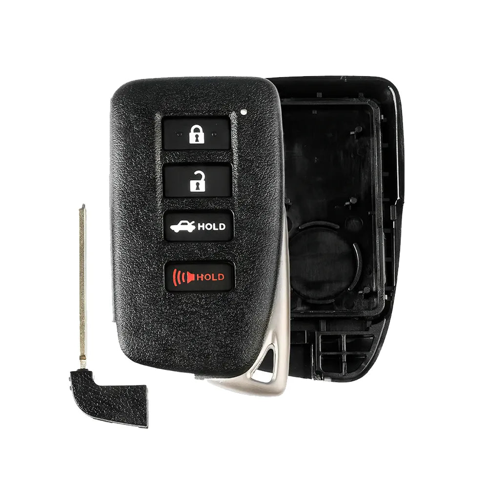 Aftermarket Smart Key Shell for Lexus 4Btns Trunk FCC: HYQ14FBA