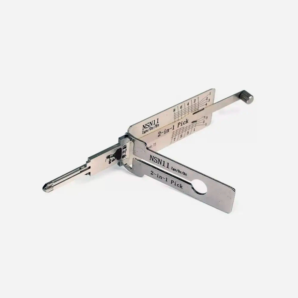 Lishi NSN11 Nissan / Subaru 8-Cut 2-in-1 Pick & Decoder