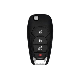 Afermarket Flip Remote key for Chevrolet 4Btns Trunk FCC: LXP-T004 433 Mhz