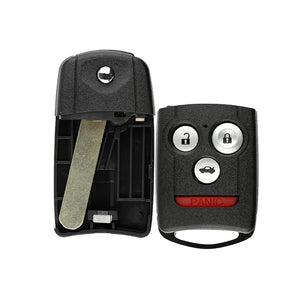 Aftermarket Flip Key Shell For ACURA 4 Btns Trunck FCC: MLBHLIK-1T / OUCG8D-439H-A