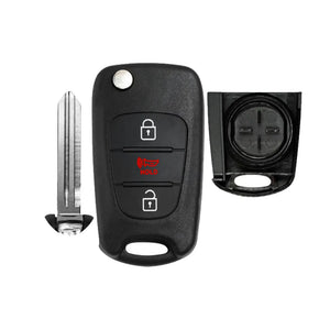 Aftermarket Flip Key Shell for Kia 3 Buttons (TOY49) FCC: NYOSEKSAM11ATX