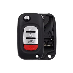 Aftermarket Flip Remote key Shell for Mercedes Benz 4-Button Hatch FCC: CWTWB1G767