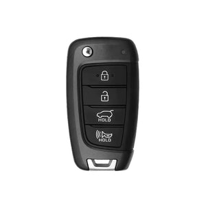 Aftermarket Hyundai 4-Button FLIP Key Hatch FCC: TQ8-RKE-4F39