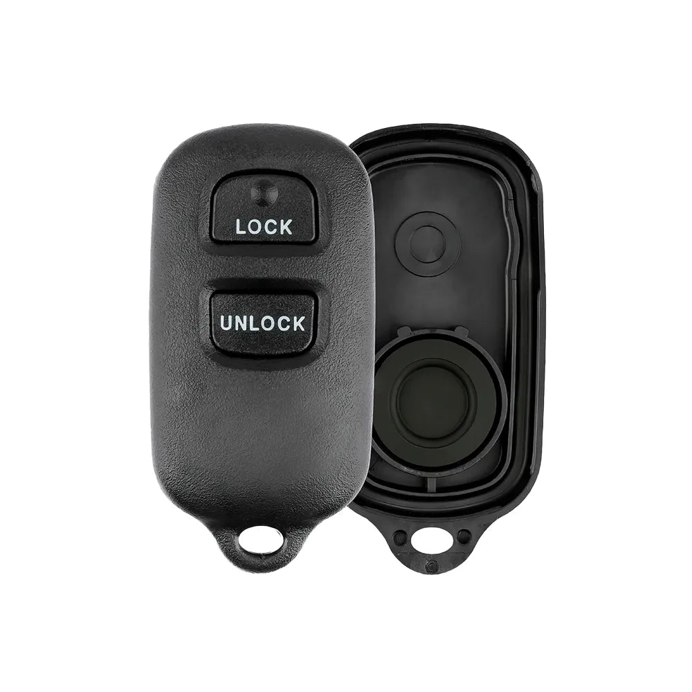 Aftermarket Remote Shell For Toyota 3 Buttons FCC: GQ43VT14T (with Square back inside)