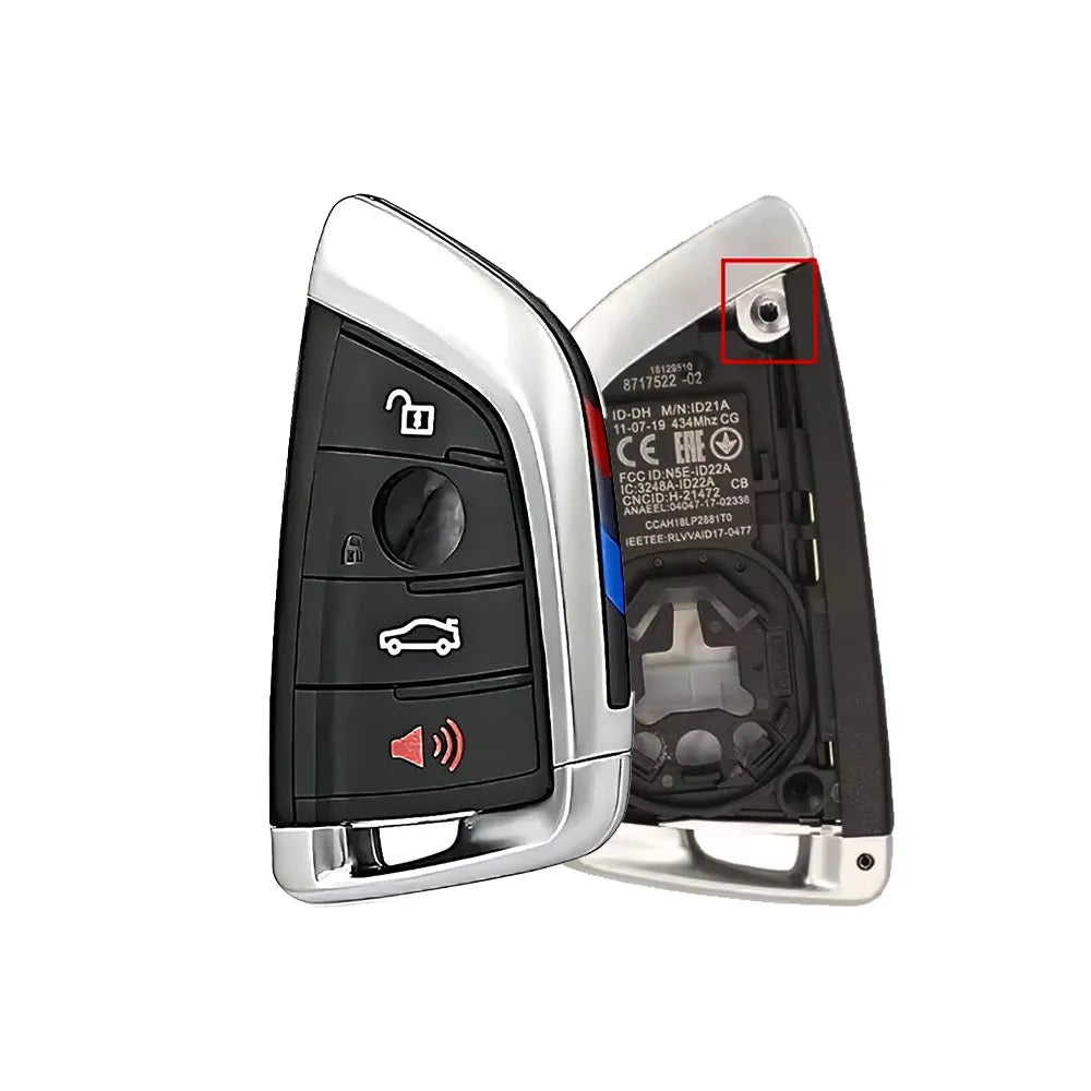 Aftermarket Smart Key Shell for BMW 4 Buttons Trunk FCC: N5F-ID21A