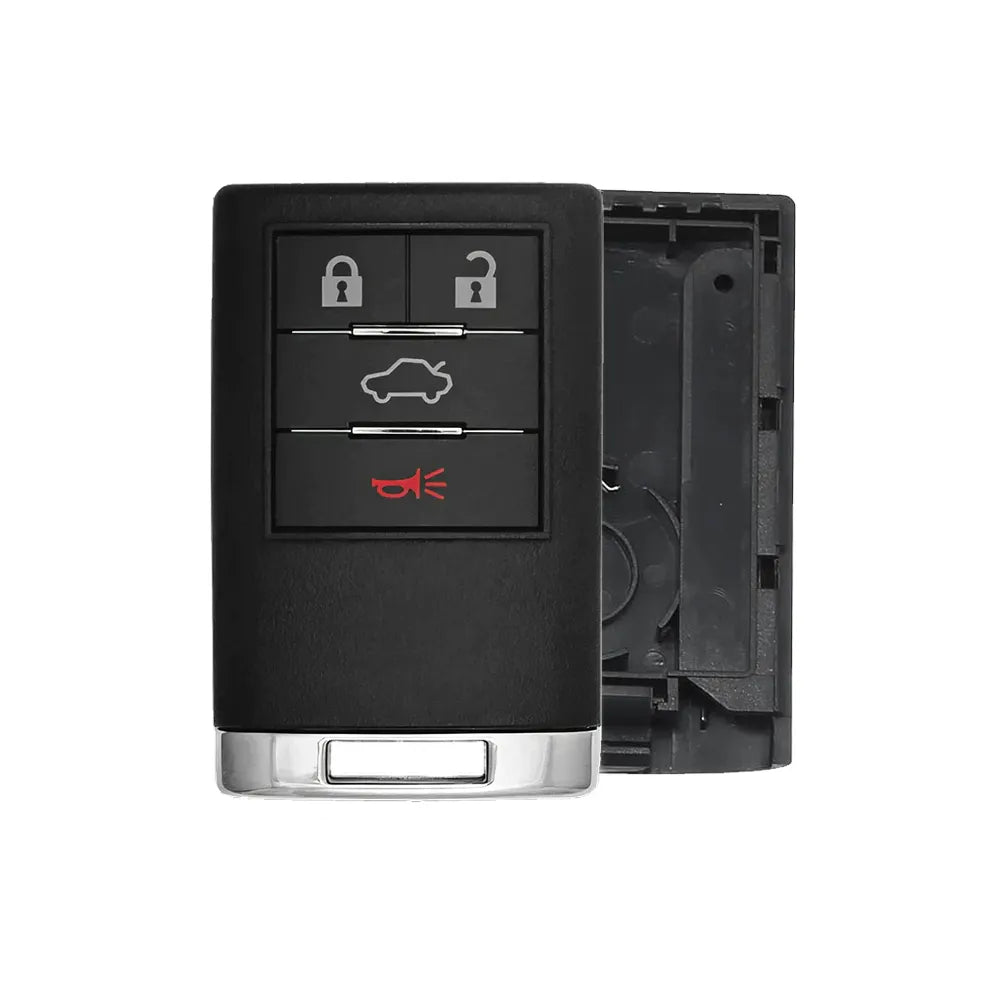 Aftermarket Smart Key Shell for Cadillac 4 Buttons Trunk FCC: M3N5WY7777A