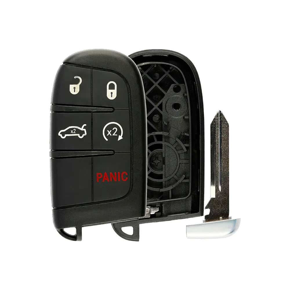 Aftermarket Smart Key shell for Dodge Jeep Chrysler 5-Button trunk FCC: M3N-40821302
