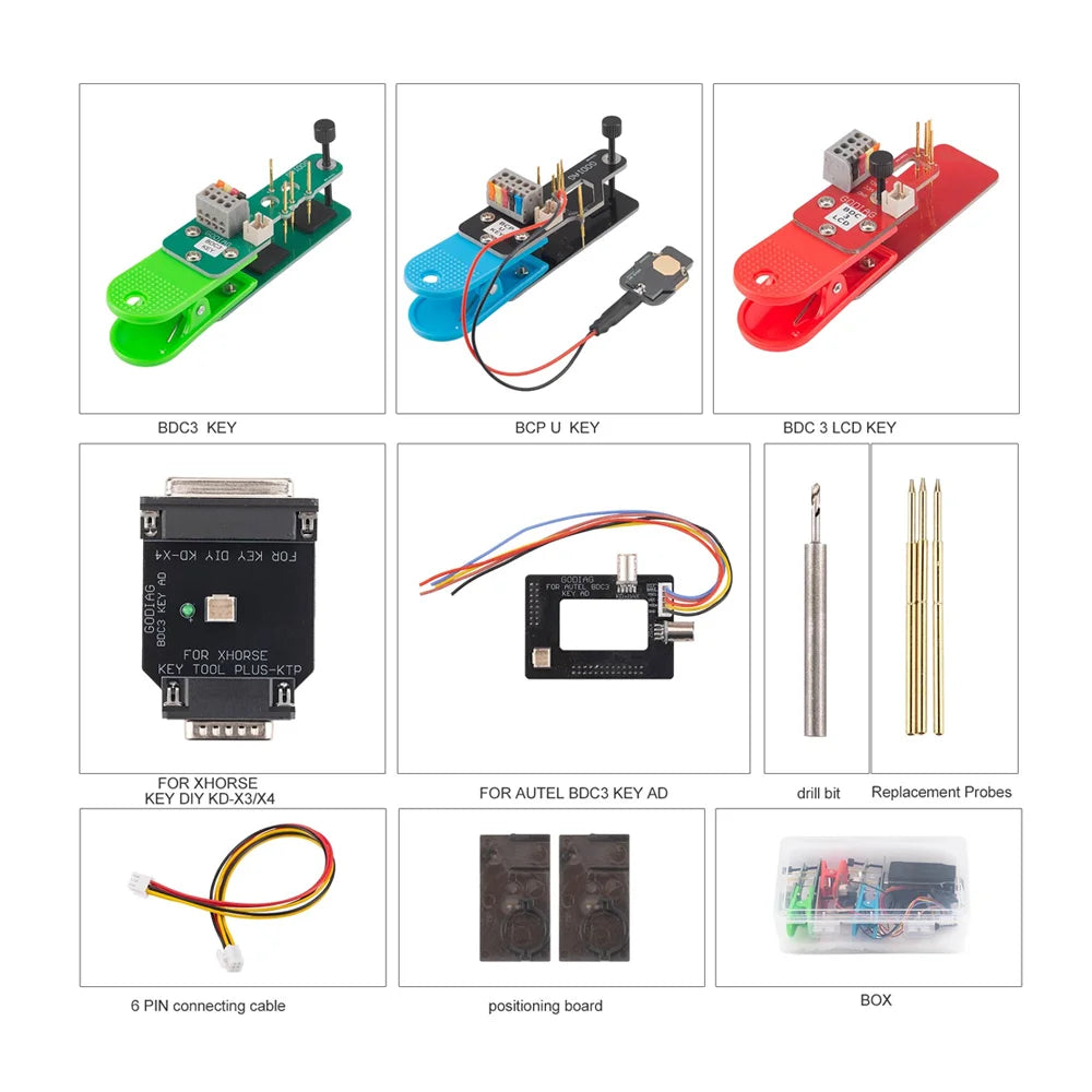 BMW BDC3 Adapter Kit for BDC3 BCP and LCD Display Keys