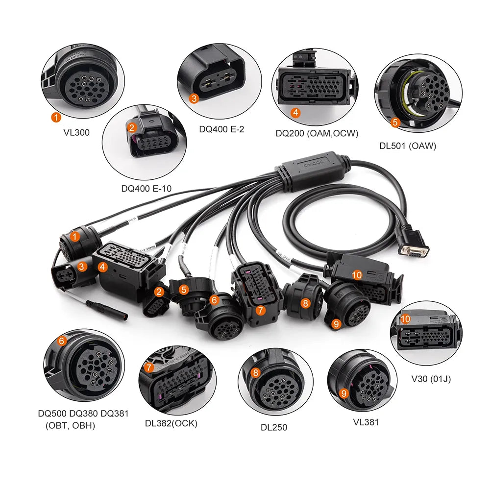GODIAG Gearbox Cable 9-in-1 for V-A-G