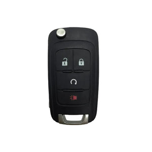 OEM Refurbished Flip key for Chevrolet 4-Button Remote Start FCC: KR55WK50073