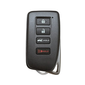 OEM Refurbished Smart Key for Lexus no logo 4Btns Hatch FCC: HYQ14FBB ID8A 315 MHZ