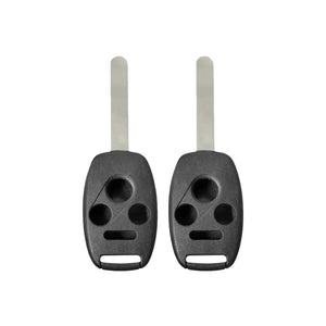 Remote Head Key Shell For Honda 4-Btns No Chip Holder Bundle of 2