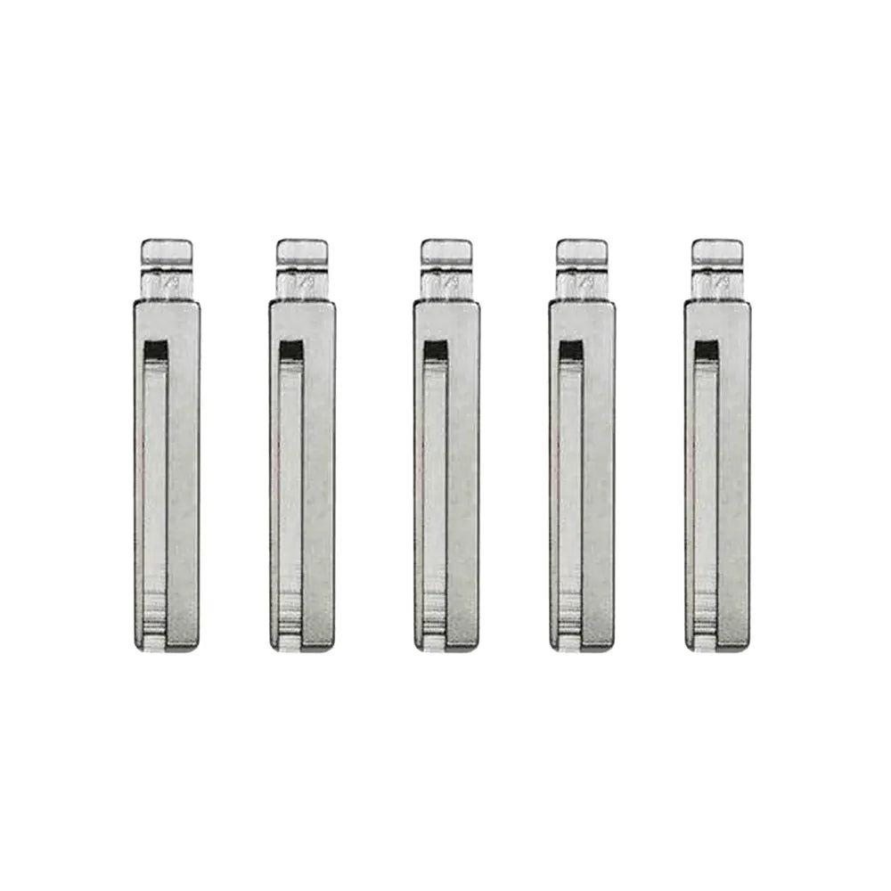 5x Key Shell Case With Blade For Mitsubishi - MIT9 MIT13 MIT16 Compatible, Includes Chip Holder, No Transponder