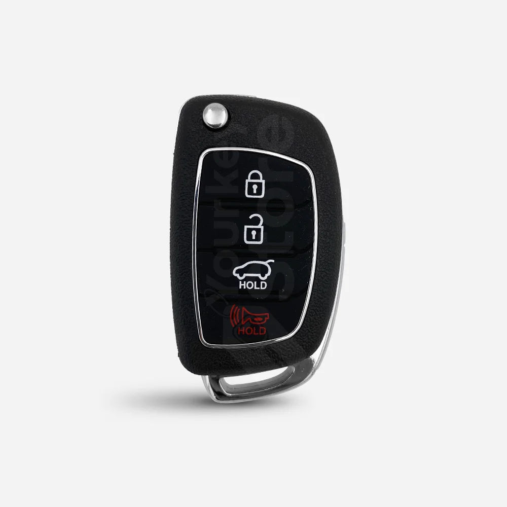 Afermarket Flip Remote key for Hyundai 4B FCC TQ8-RKE-3F04 / PN: 95430-4Z101