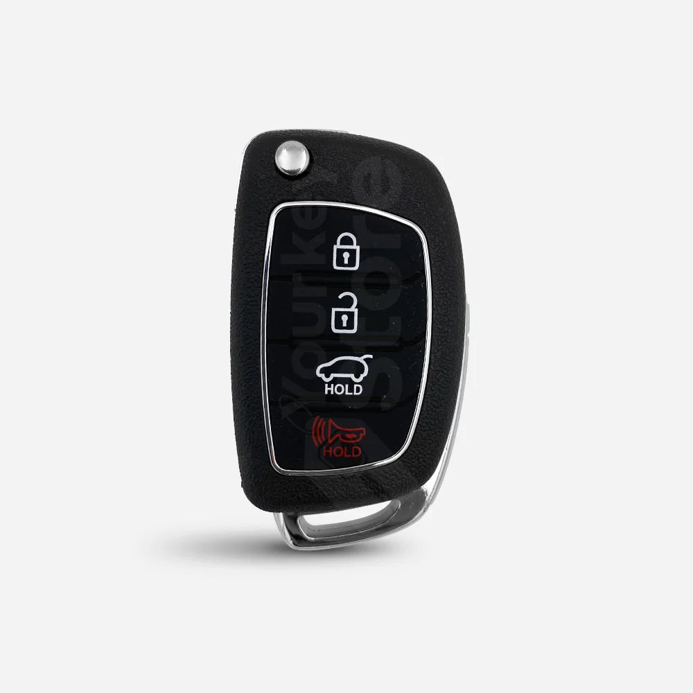 Afermarket Flip Remote key for Hyundai 4B FCC TQ8-RKE-4F25 / PN: 95430-D3010