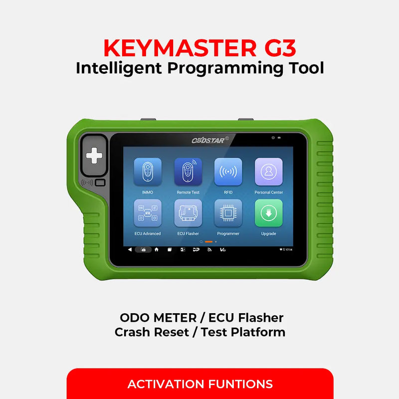 New OBDStar KEY MASTER G3 Full Odo Meter / ECU Flasher / Crash Reset / Test Platform