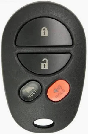 Aftermarket Remote For Toyota 4BTNS  HATCH FCC GQ43VT20T