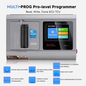 Xhorse Multi-Prog Programmer Pro-level with Free MQB48 Support ECU & TCU Read / Write / Clone